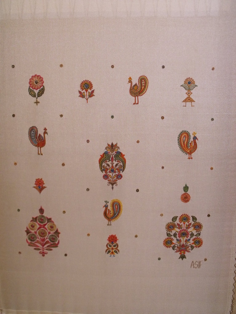Traditional motifs of ari embroidery. Photo: Ruth Clifford