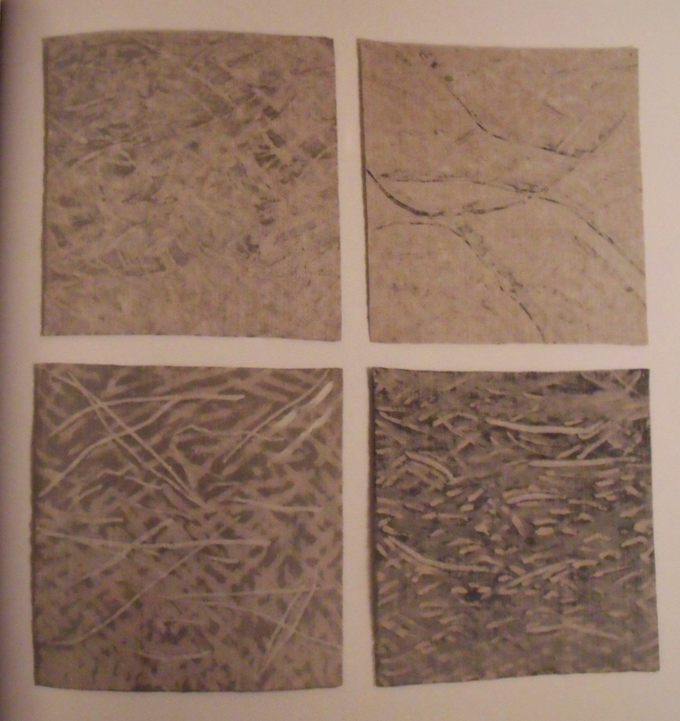 Marsh Condition, Polly Binns, 2011. Each section 45 x 45 cm. From exhibition catalogue