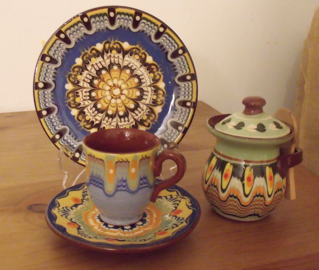 My collection of ceramic purchases from Veliko Tarnovo