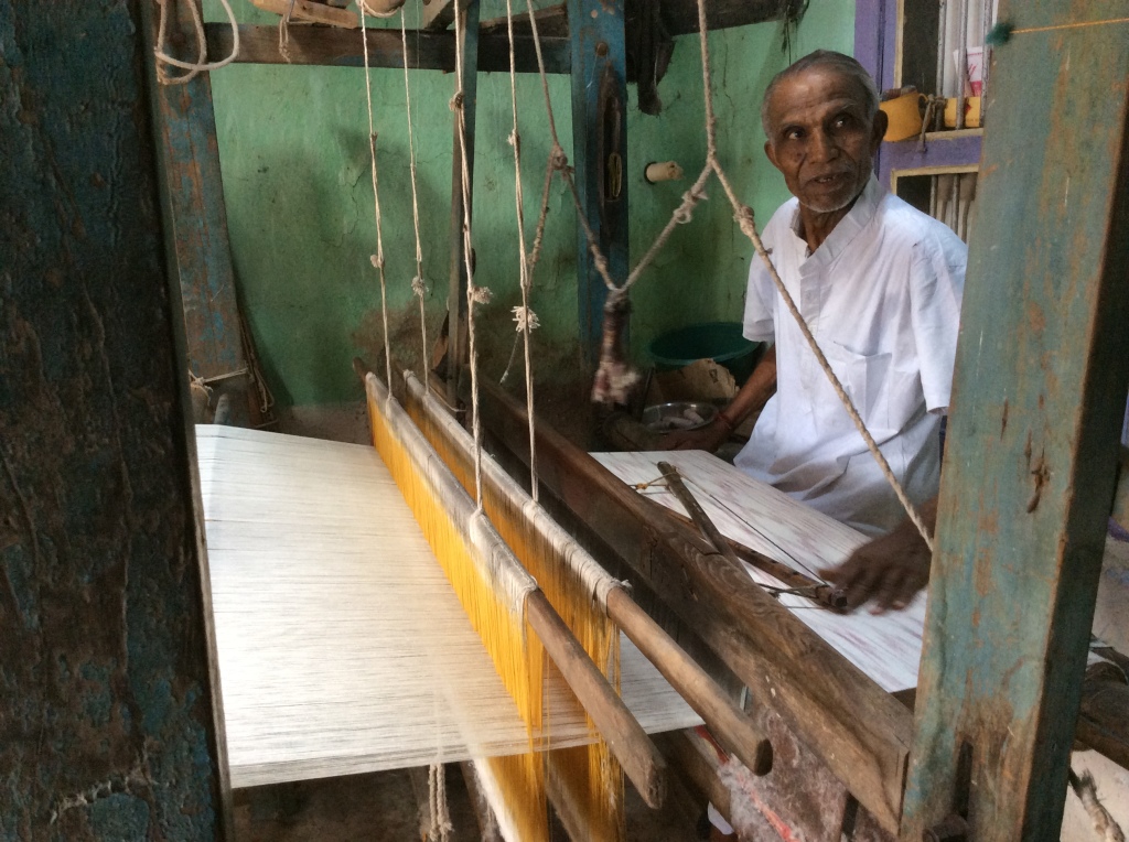 Premjibhai weaving Ikat