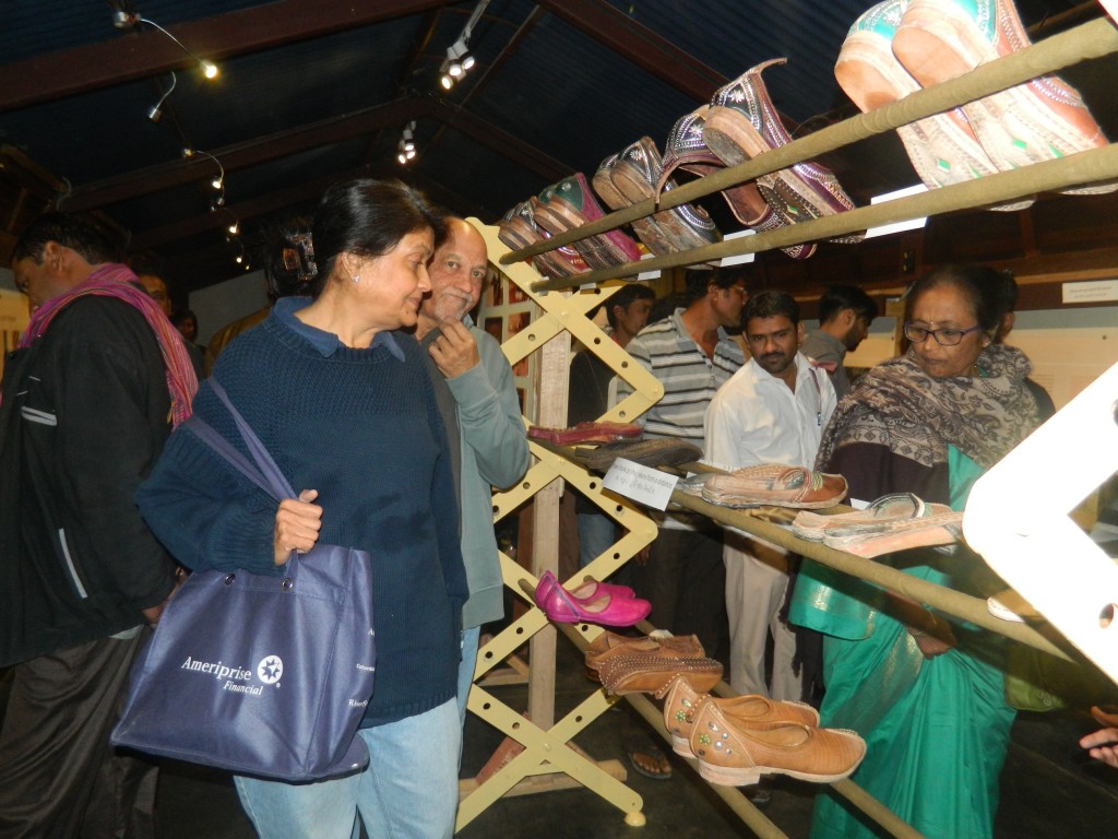 Visitors at the Rohi exhibition 